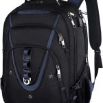 18.4 Laptop Backpack for Men, 55L Extra Large Gaming Laptops Backpack with USB Charger Port, TSA Friendly Flight Approved RFID Anti-theft Pocket, Water Resistant Suiltable for Travel Business Work